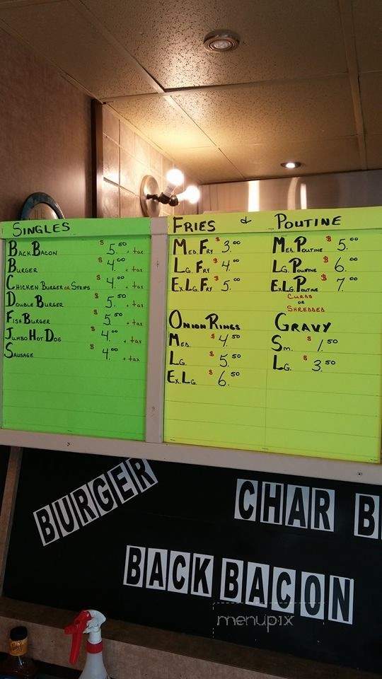 Sherry's Shack - Fergus, ON menu_pic