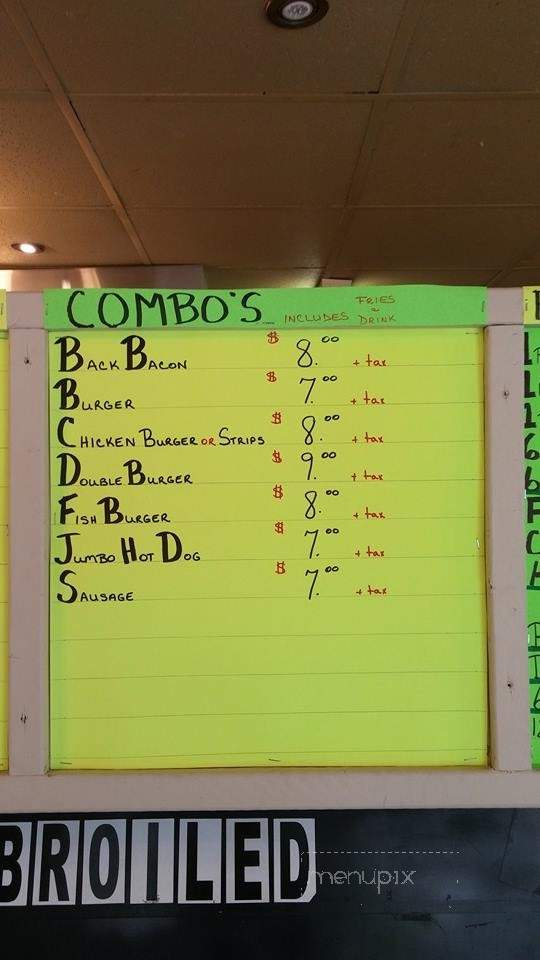 Sherry's Shack - Fergus, ON menu_pic