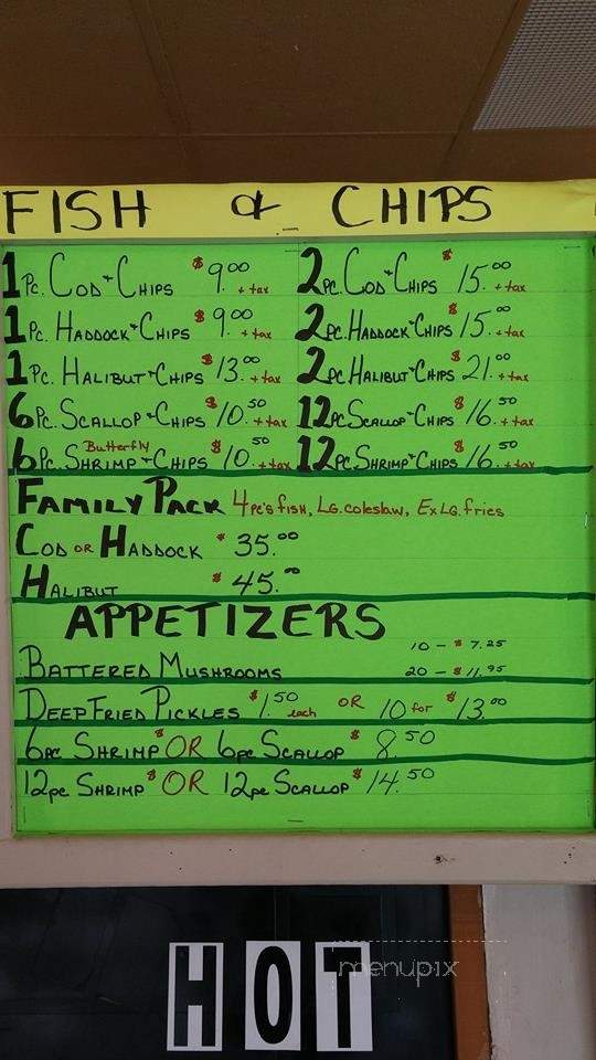 Sherry's Shack - Fergus, ON menu_pic