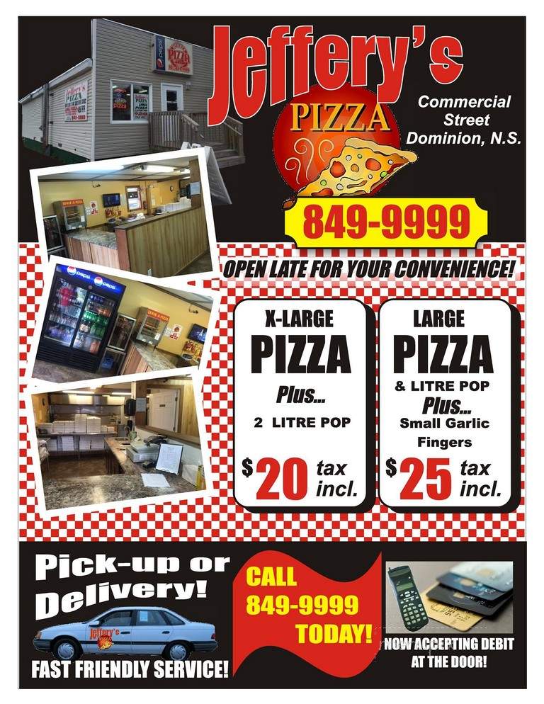 Jeffrey's Pizza - Cape Breton, NS