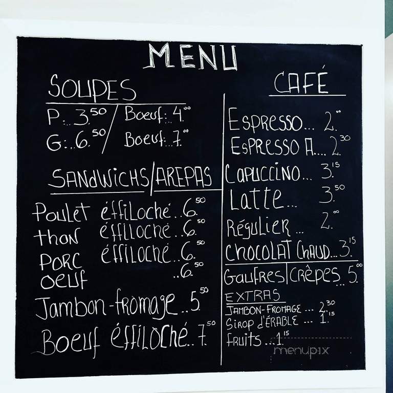 Delice Du Quartier Plateau - Montreal, QC menu_pic