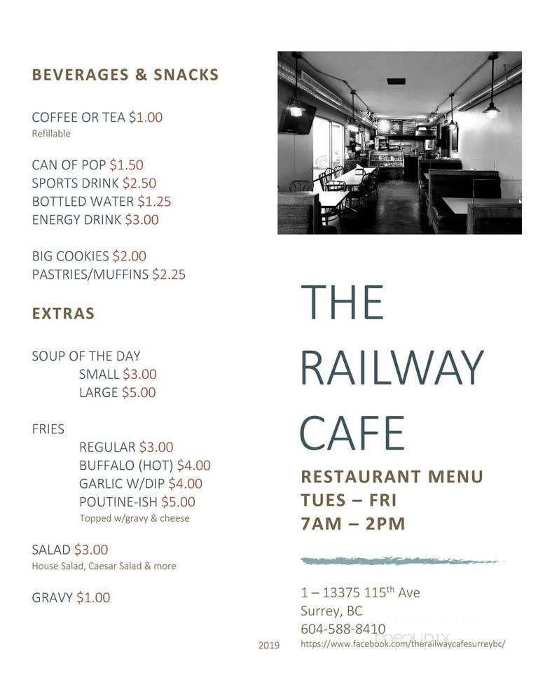 The Railway Cafe - Surrey, BC