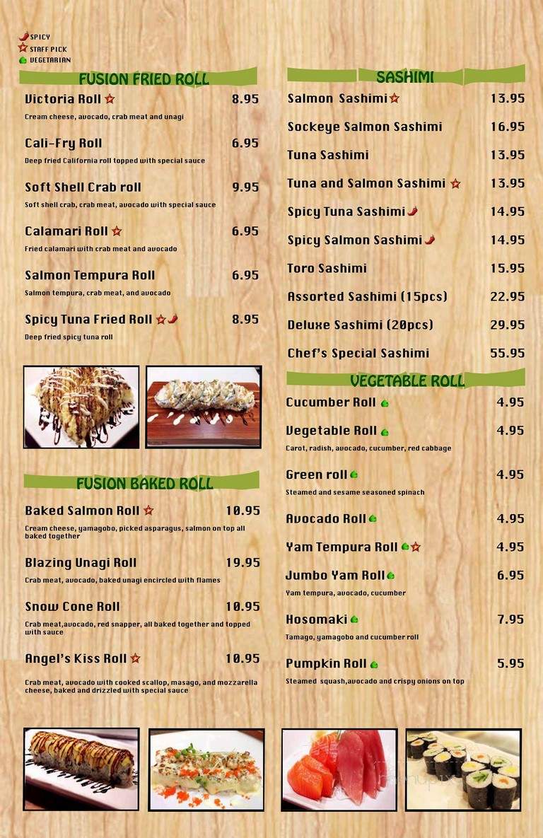 Sockeye Sushi - Victoria, BC menu_pic