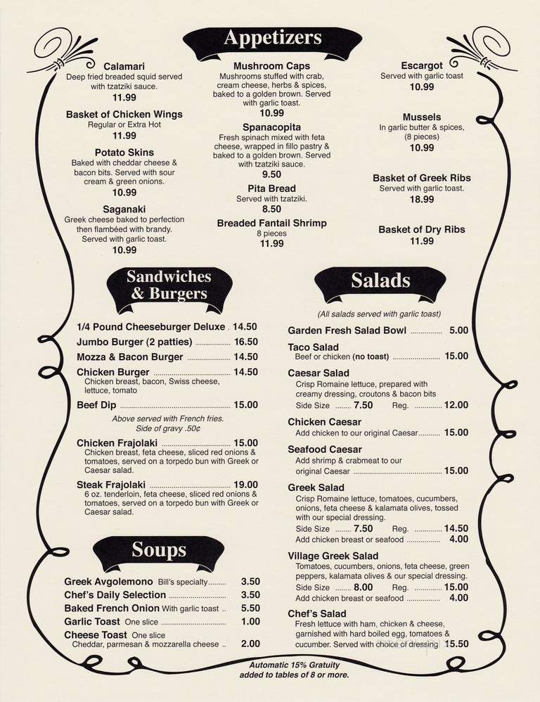 Mr. Bill's Family Restaurant - Lloydminster, AB menu_pic