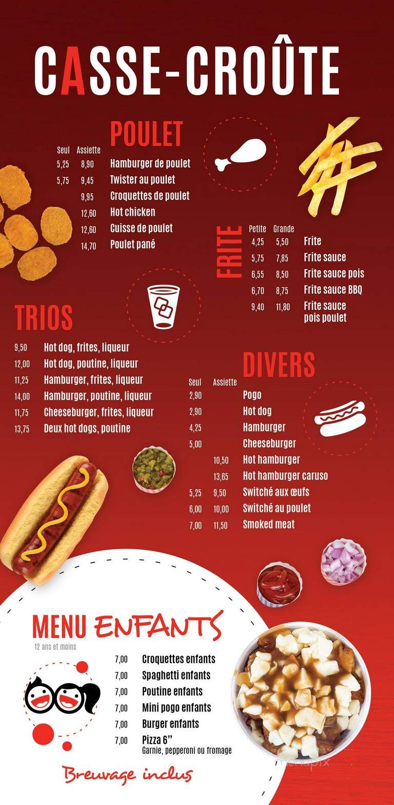 Restaurant Pizza Le Bec Fin - Saint-Georges, QC menu_pic