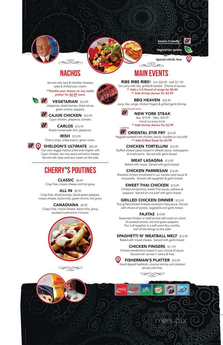 Don Cherry Sports Grill - Cape Breton, NS menu_pic