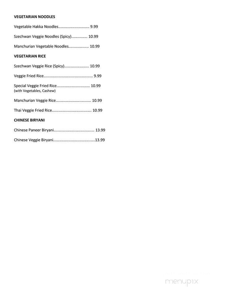 Sahara & Salt & Pepper Restaurants - Mississauga, ON menu_pic