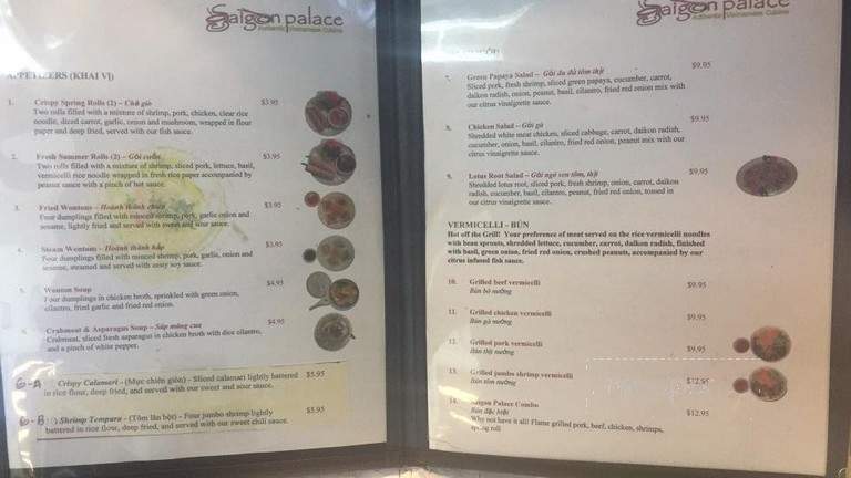 Pho Saigon - Pickering, ON menu_pic