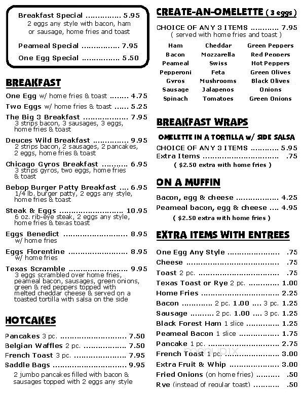 Gatsby's Restaurant - Windsor, ON menu_pic
