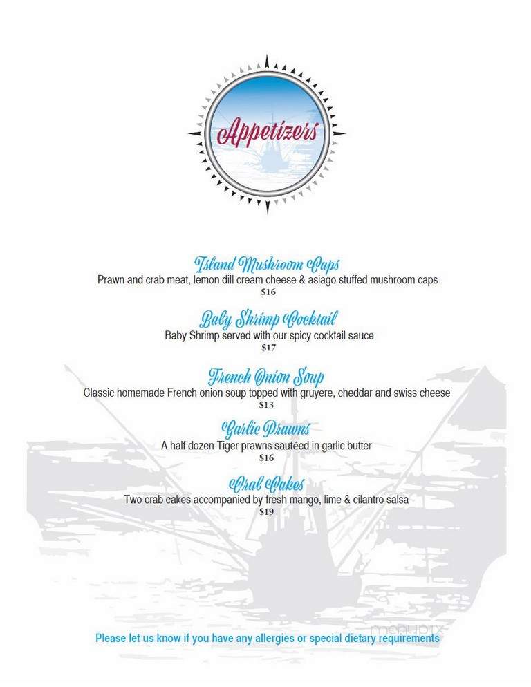 Harbour Grill - Campbell River, BC menu_pic
