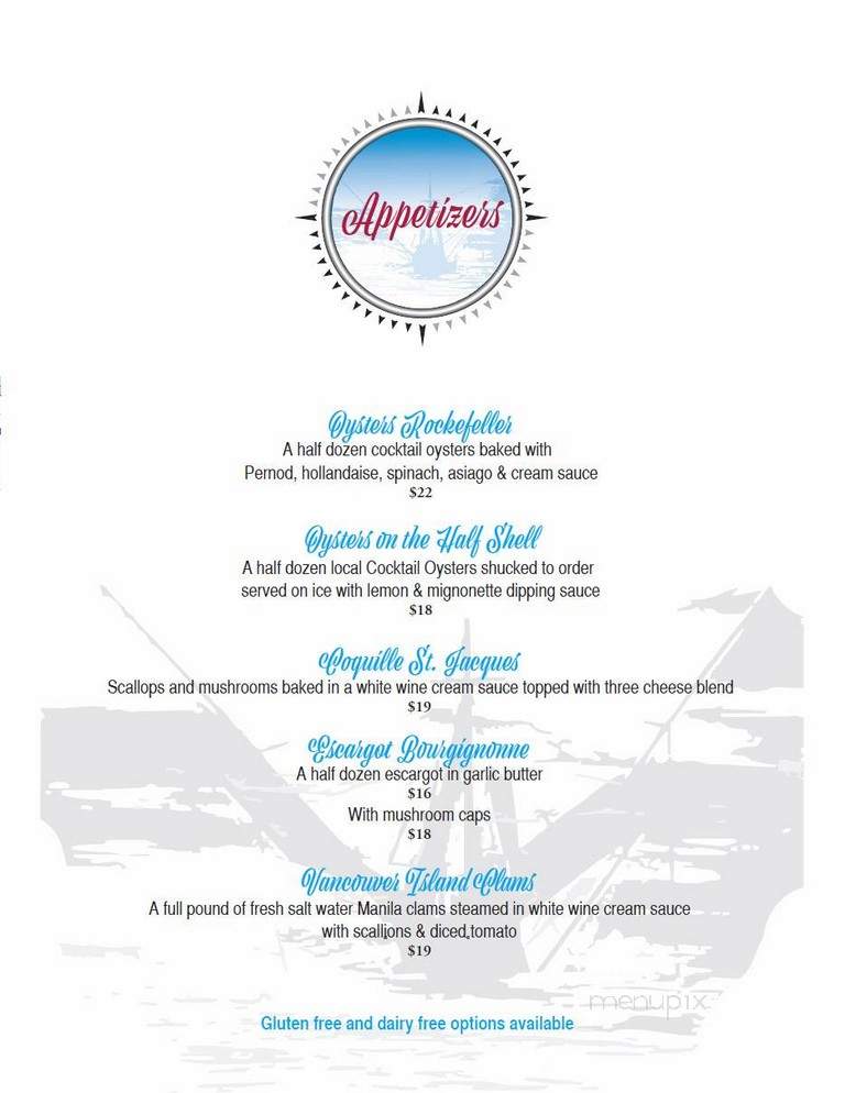 Harbour Grill - Campbell River, BC menu_pic