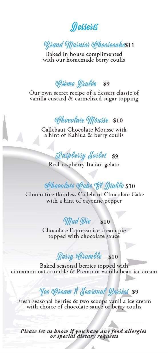 Harbour Grill - Campbell River, BC menu_pic