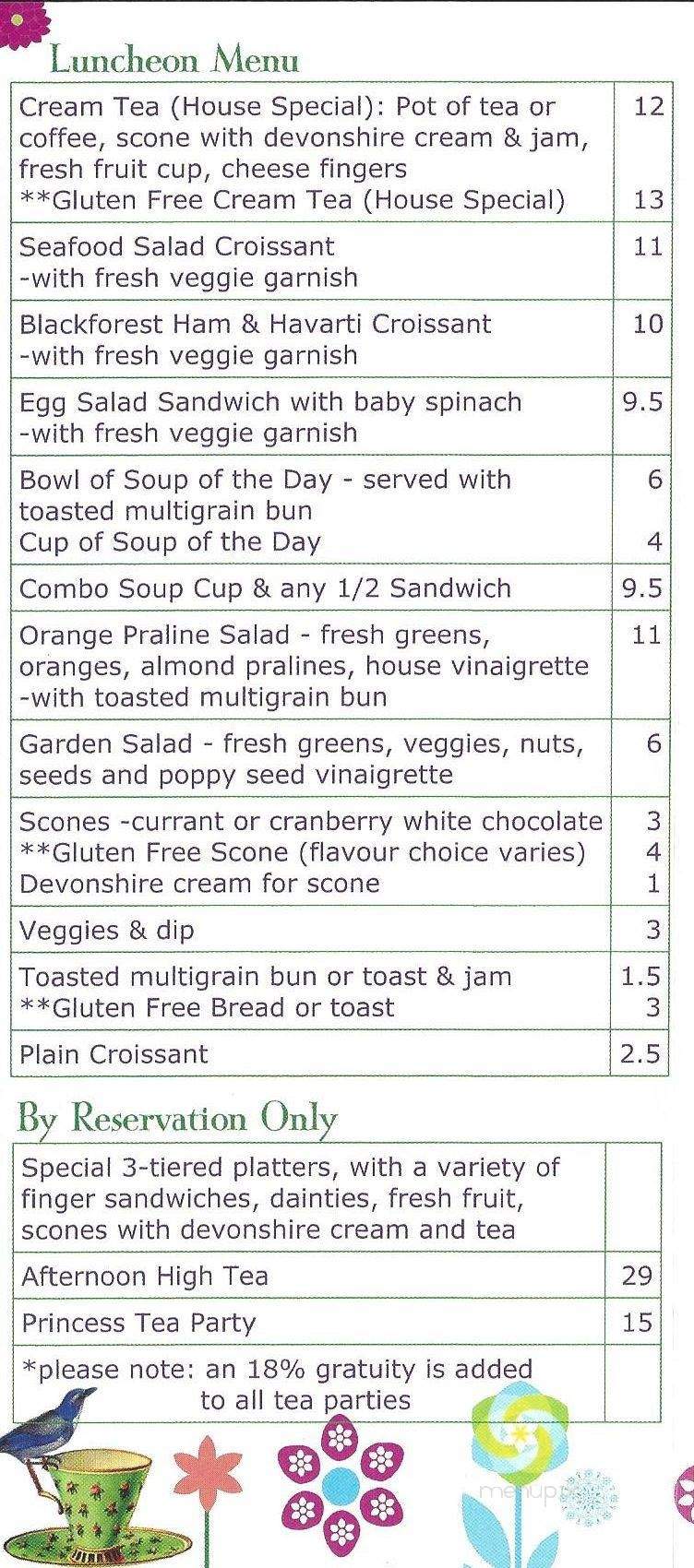 The Jasmine Room - Lethbridge, AB menu_pic