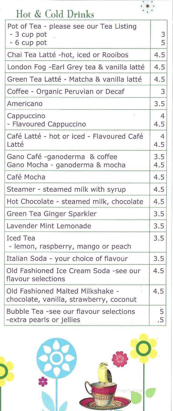 The Jasmine Room - Lethbridge, AB menu_pic