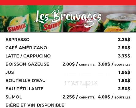 Restaurant Sawadee - Beloeil, QC menu_pic