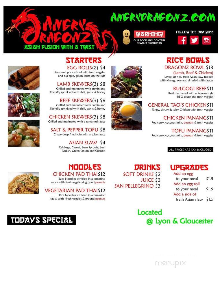 River Road Restaurant - Ottawa, ON menu_pic