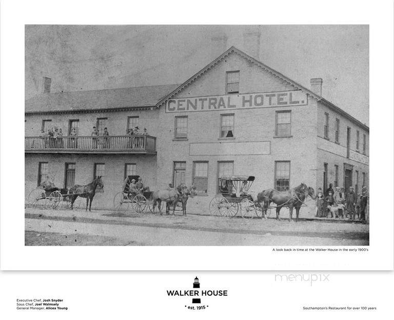 Walker House Restaurant - Southampton, ON menu_pic