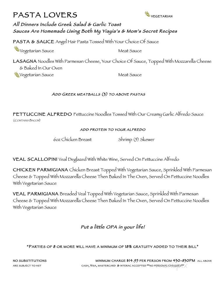Plaza Restaurant - Kenora, ON menu_pic