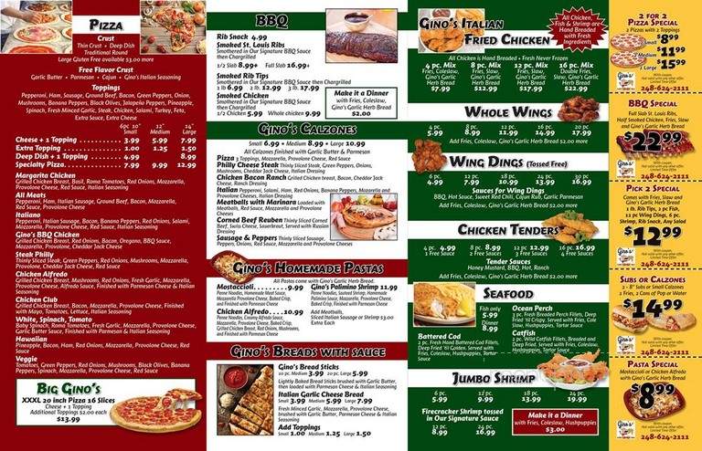 Gino's Pizza - Pickering, ON
