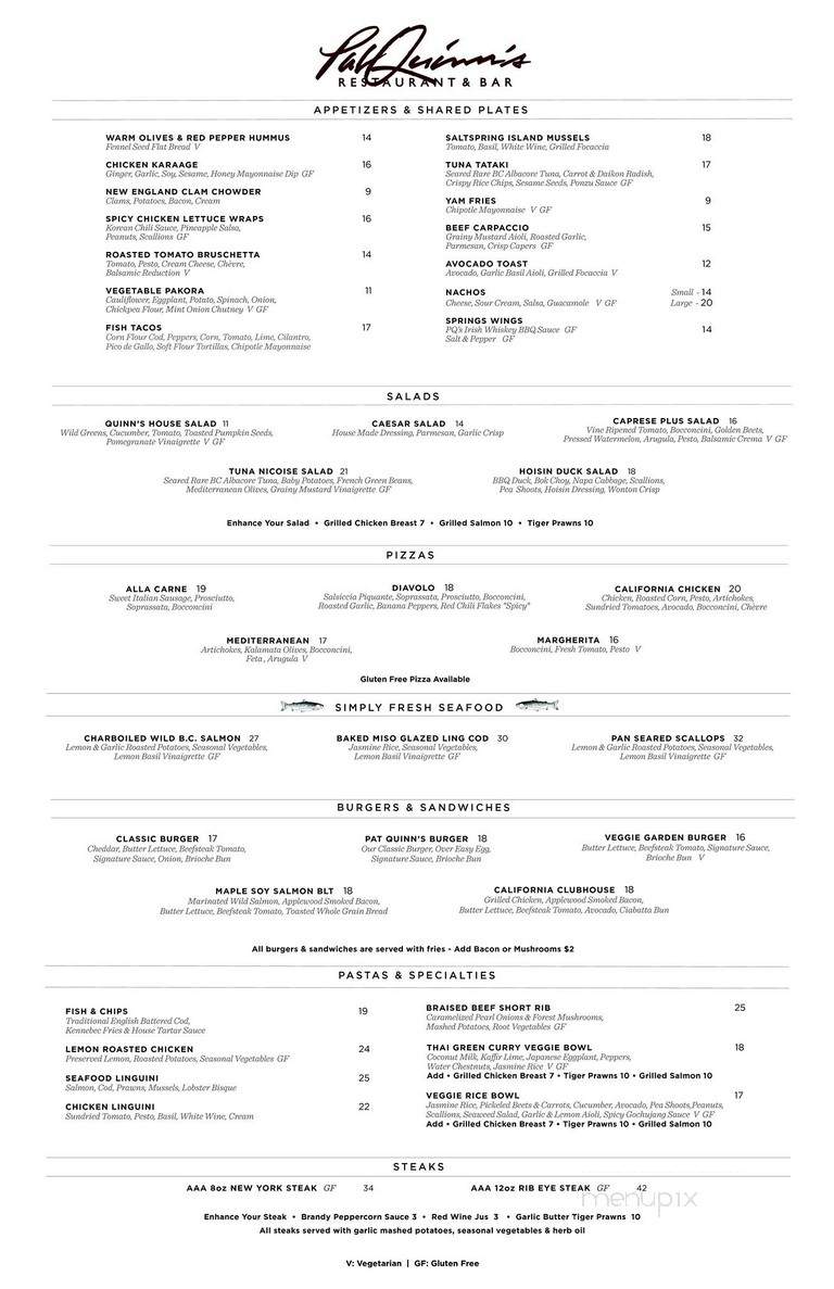 Edo Ya - Delta, BC menu_pic