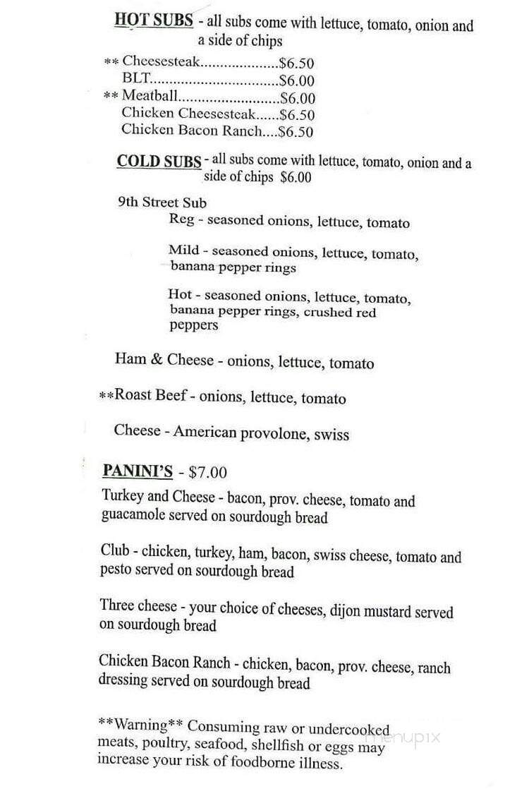 Big Belly Deli - Hailey, ID menu_pic