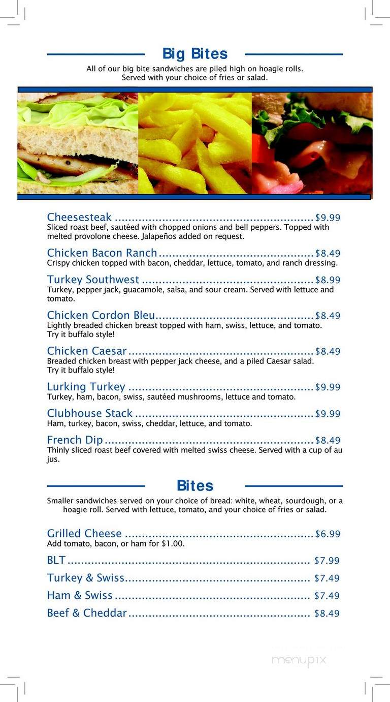 Mingles Bar & Grill - Moscow, ID menu_pic
