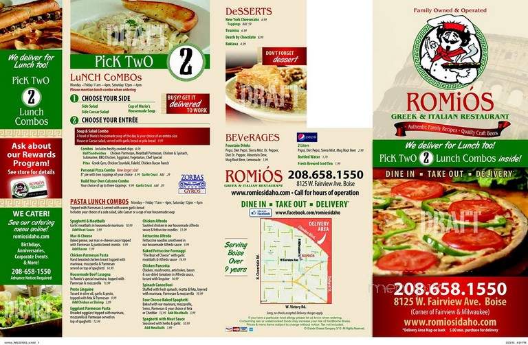 Romio's Pizza & Pasta - Boise, ID