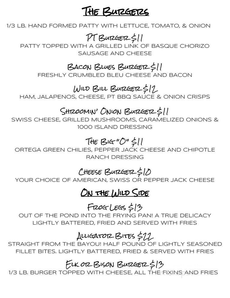 Spragpole Steak & Rib House - Wallace, ID menu_pic
