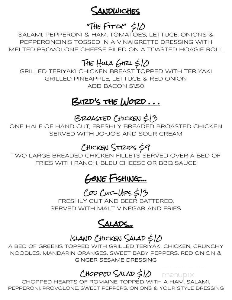 Spragpole Steak & Rib House - Wallace, ID menu_pic