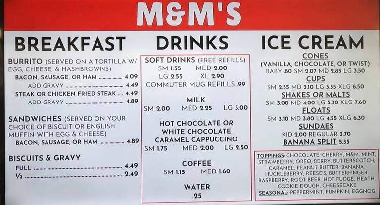 Shoshone Snack Bar - Shoshone, ID menu_pic