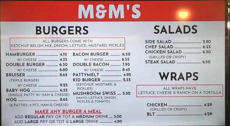 Shoshone Snack Bar - Shoshone, ID menu_pic