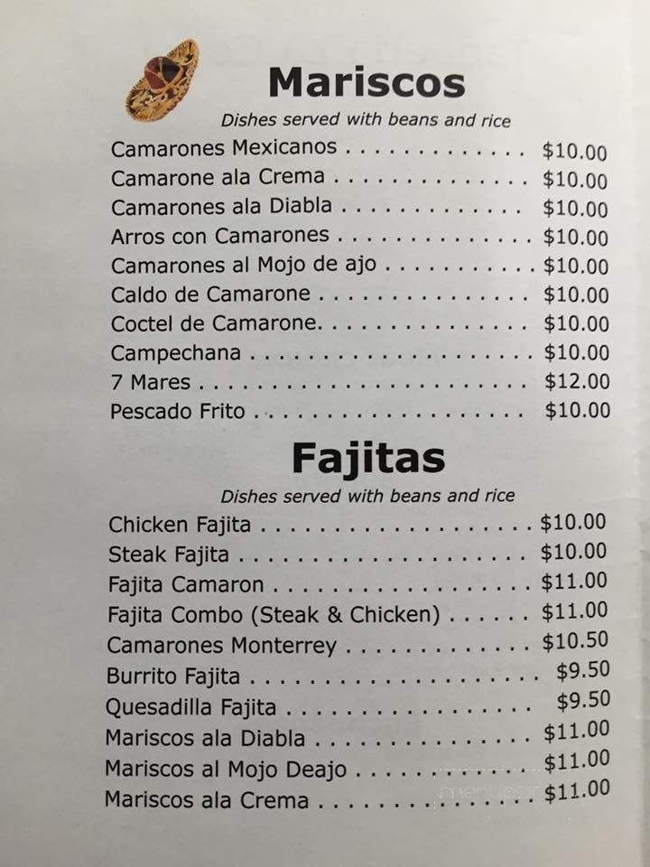 Taqueria La Costa - Pocatello, ID menu_pic