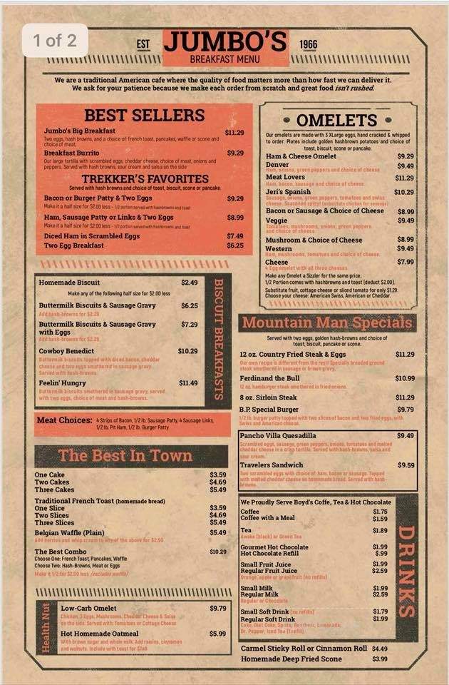 Jeri's Jumbo's Cafe - Pocatello, ID menu_pic