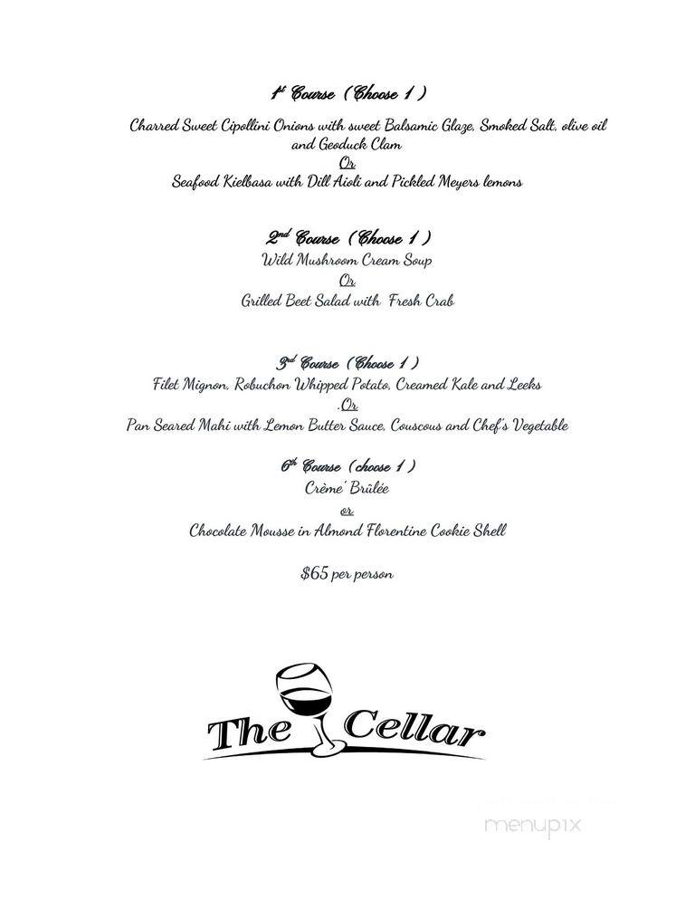 Cellar - Ammon, ID menu_pic