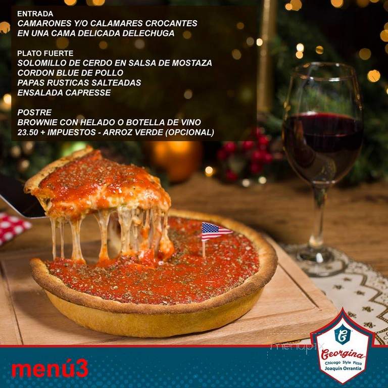Giorgino's Pizza - Chicago, IL menu_pic