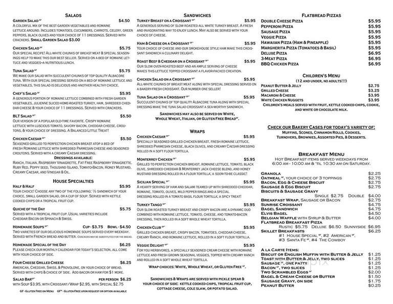 Happy Thought Coffee - Chillicothe, IL menu_pic