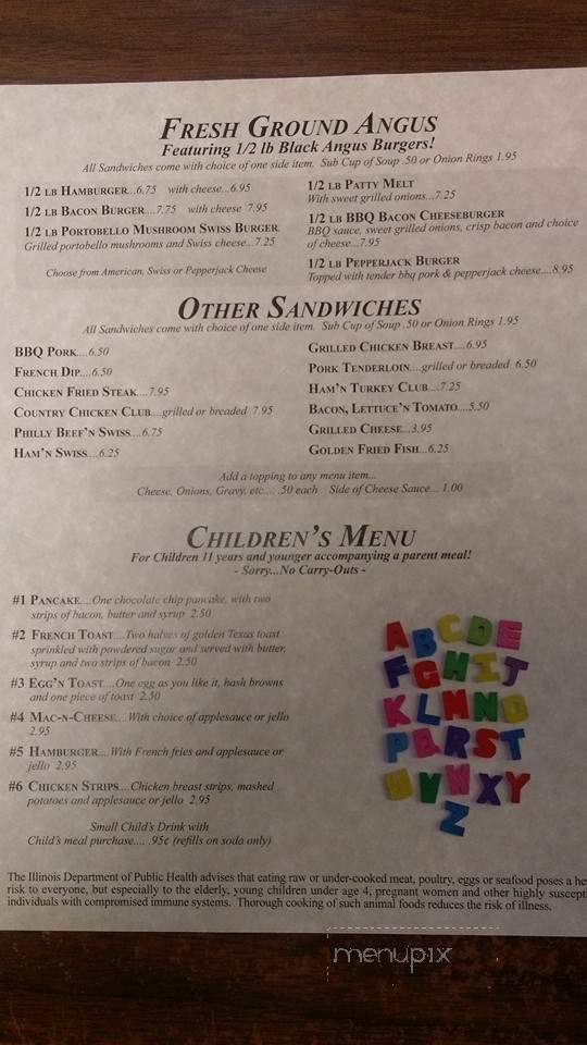 Hen House Restaurant - Mitchell, IL menu_pic