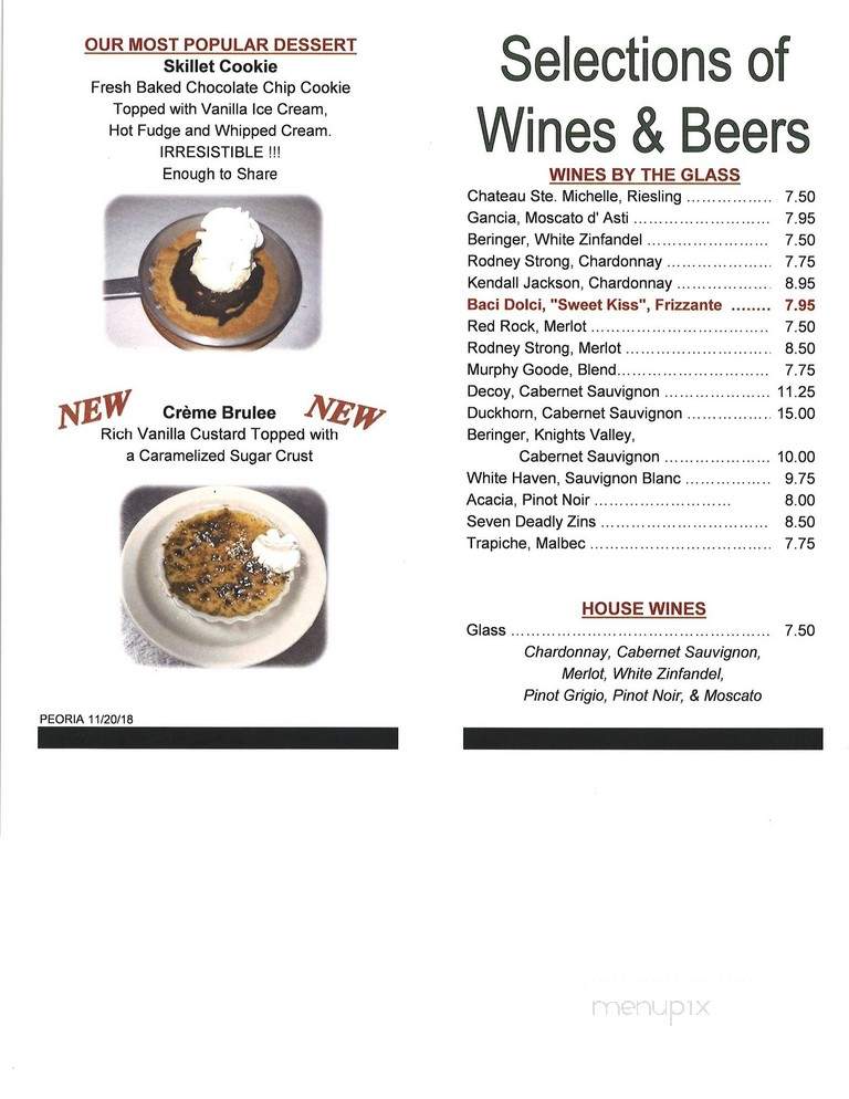 Alexander's Steakhouse - Peoria, IL menu_pic