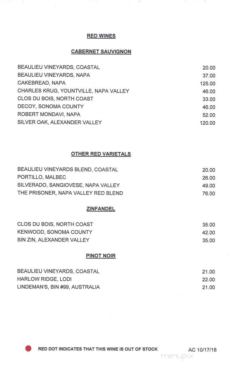 Alexander's Steakhouse - Champaign, IL menu_pic