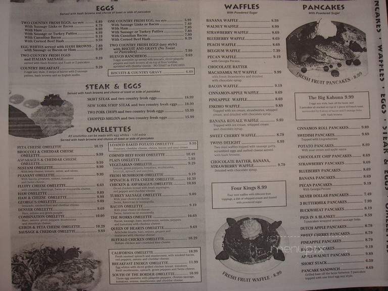 Kingsberry Waffle House - Flossmoor, IL menu_pic
