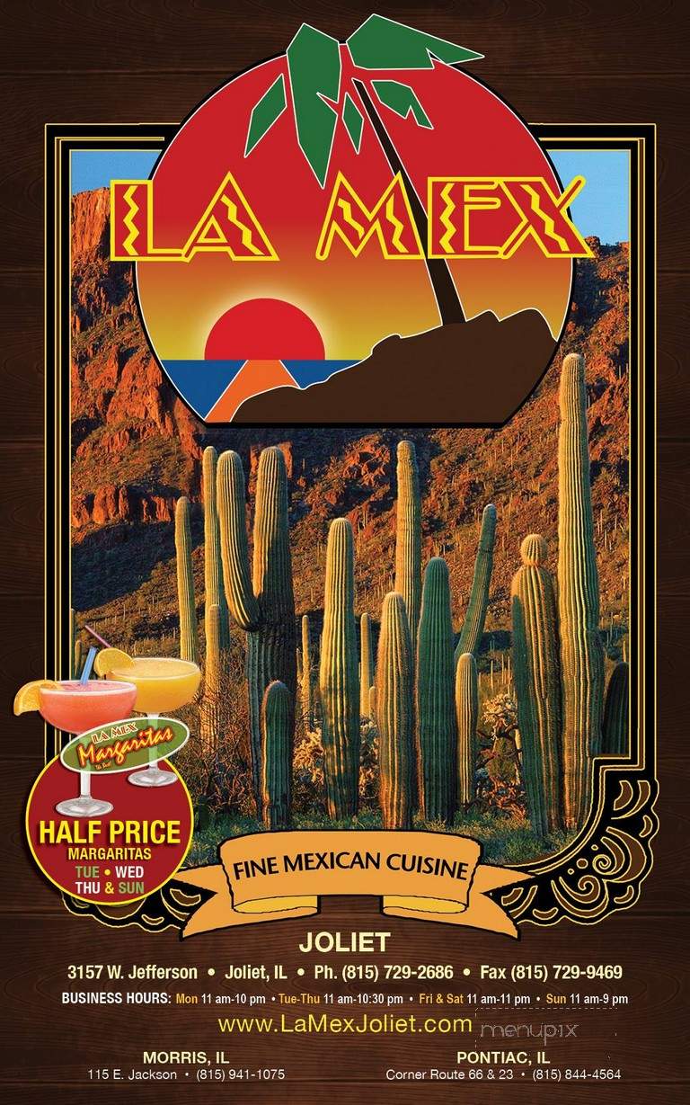 La Mex - Joliet, IL menu_pic