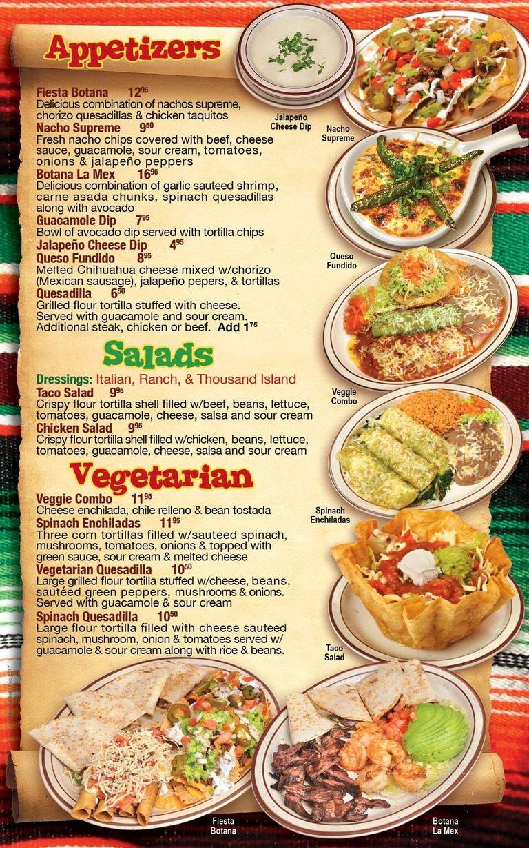 La Mex - Joliet, IL menu_pic