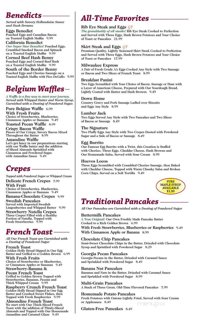 Liberty Restaurant - Libertyville, IL menu_pic