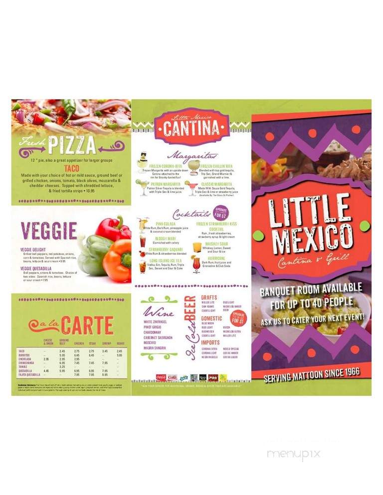 Little Mexico - Mattoon, IL menu_pic