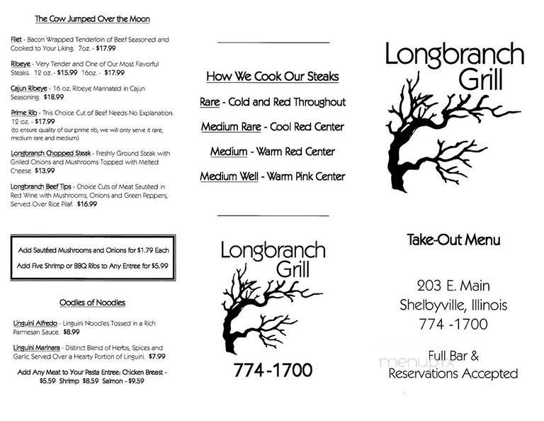 Longbranch Grill - Shelbyville, IL menu_pic