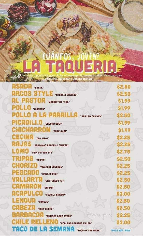 Los Arcos - Woodridge, IL menu_pic