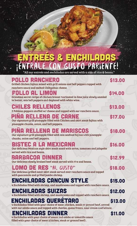 Los Arcos - Woodridge, IL menu_pic