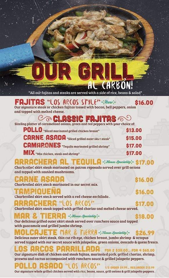 Los Arcos - Woodridge, IL menu_pic