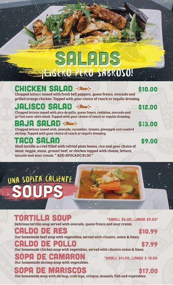 Los Arcos - Woodridge, IL menu_pic