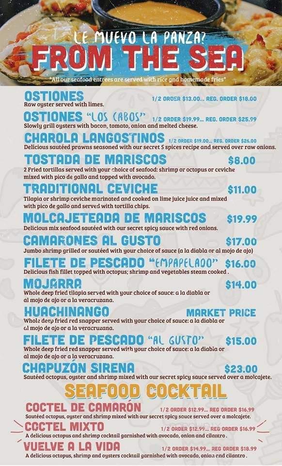 Los Arcos - Woodridge, IL menu_pic